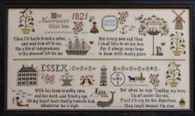 Plum Street Nantucket Girl Sampler